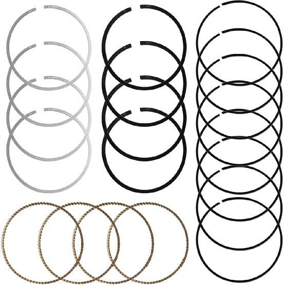 Engine Piston Ring Set Standard Fits for Smart Fortwo 1.0L L3 DOHC 2008-2015