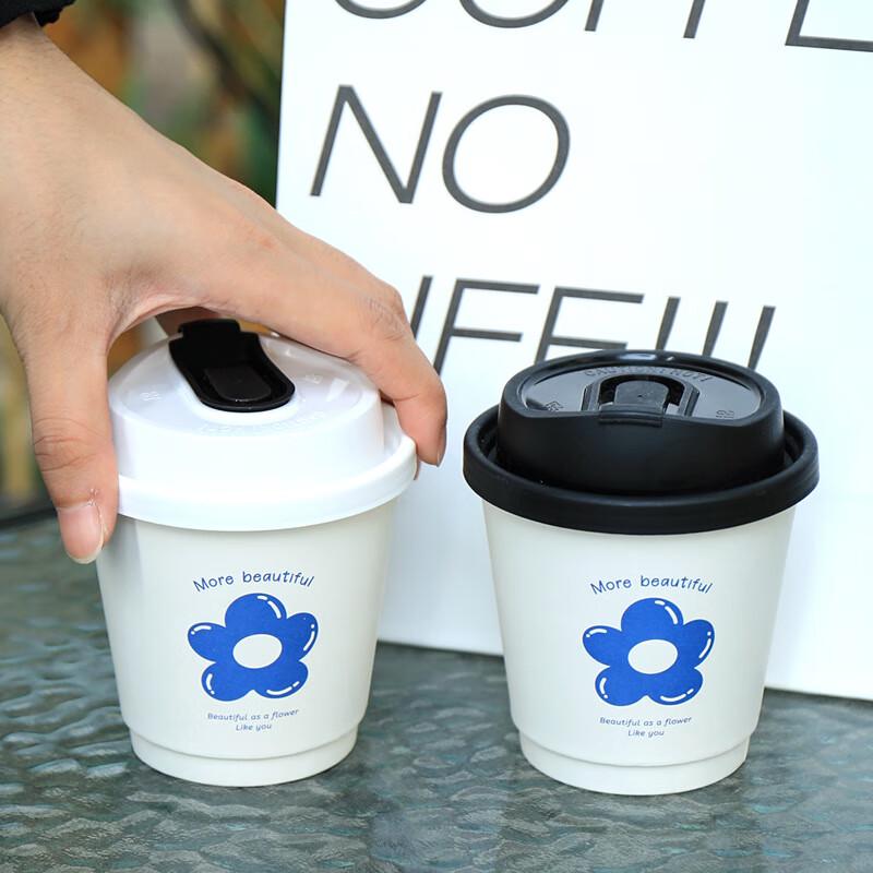 Disposable Coffee Paper Cups with Lids