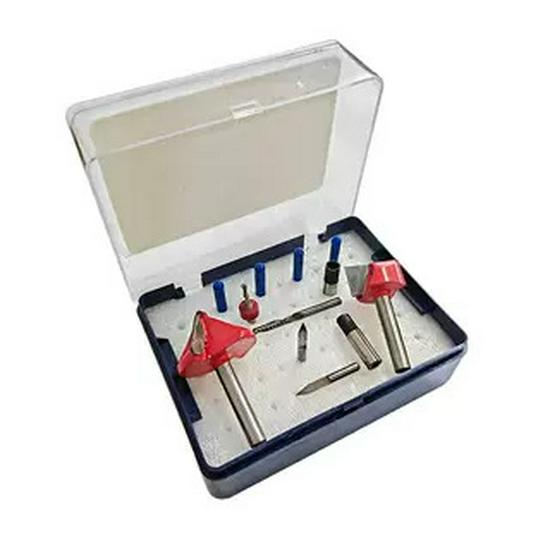 12-Piece Woodworking & Engraving Tool Set - Professional Accessories for Engraving Machines
