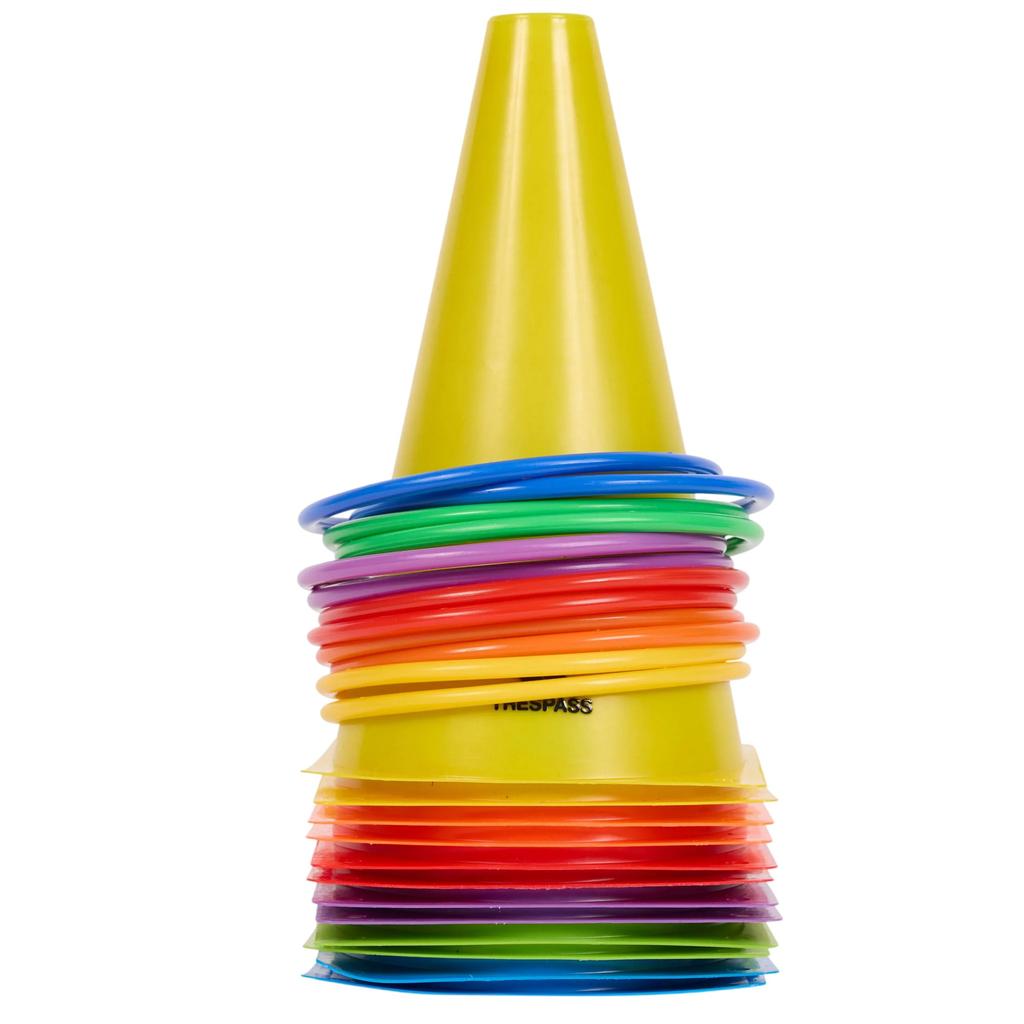 TRESPASS Cone & Ring Game (Pack of 12)