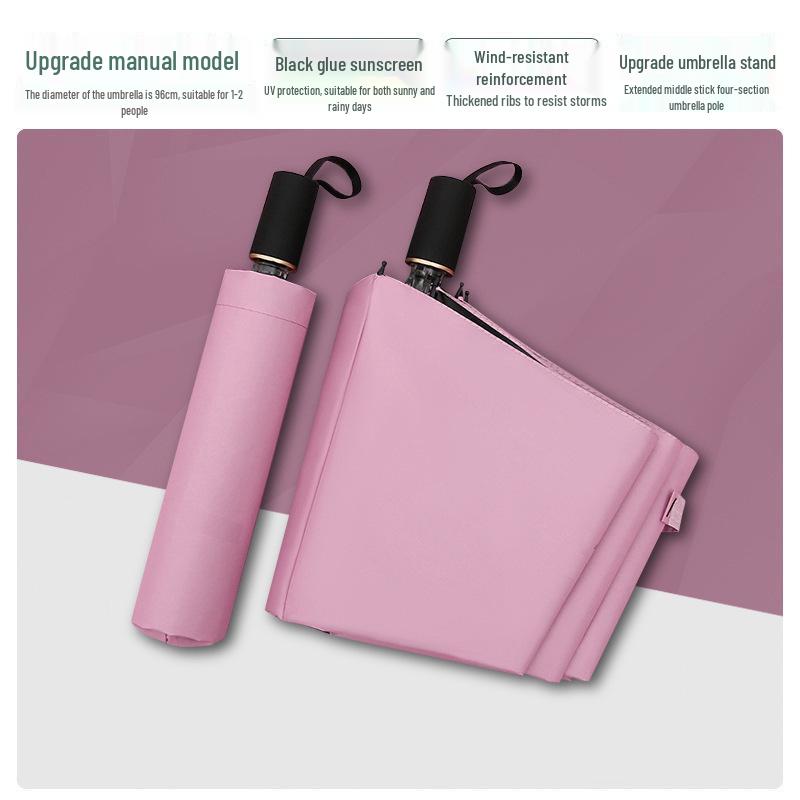 24-Rib Windproof Sun Protection Umbrella for Rain or Shine, Customizable Advertising Umbrella