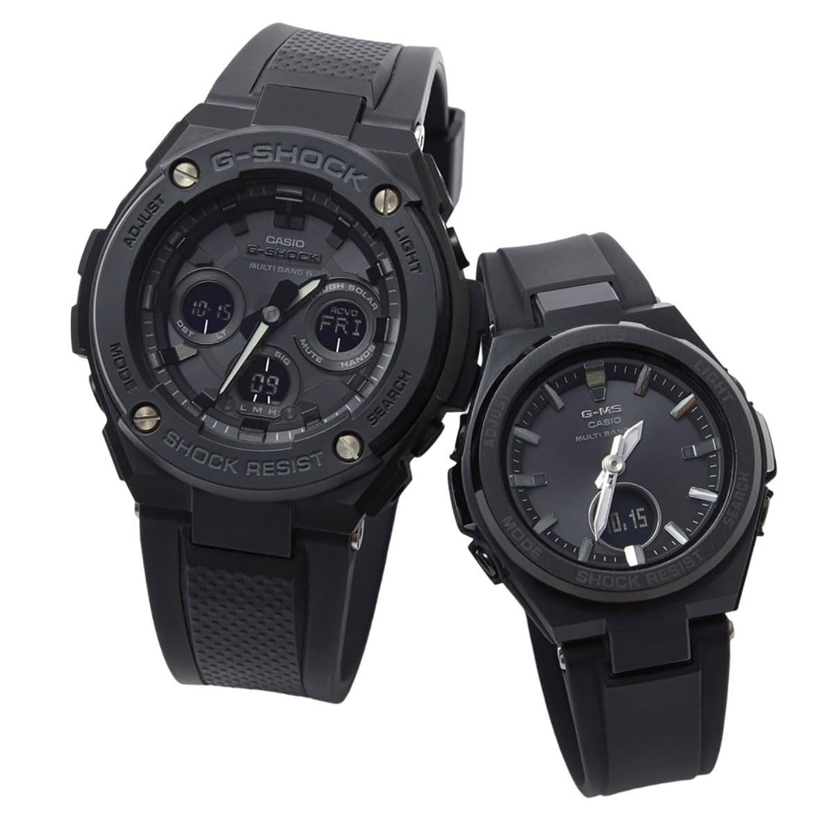 

[Casio] CASIO Pair Watch G-SHOCK G-Shock BABY-G Baby G Ana-Digi Radio Solar GST-W300G-1A1JF MSG-W200G-1A2JF Watch