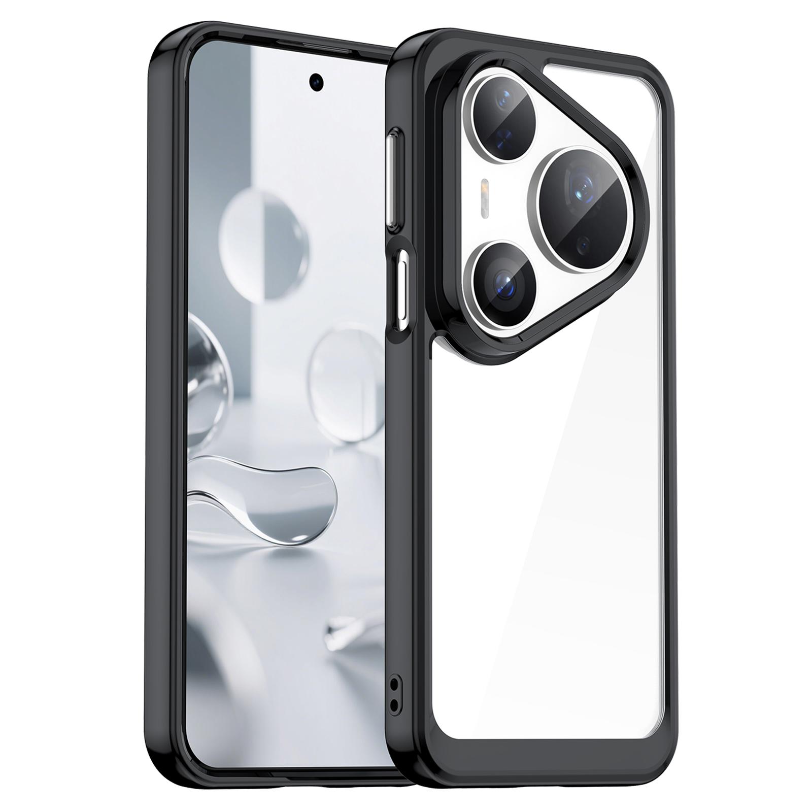 For Huawei Pura 80 Pro/80 Pro+/80 Ultra Case TPU + Acrylic Protective Clear Phone Cover A
