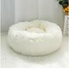 Cama de Cachorro Removível e Lavável Pelúcia Redonda Cama para Animal de Estimação Suprimentos para Animais de Estimação