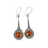 Citrine Gemstone 925 Sterling Silver Jewelry Handmade Drop/Dangle Earrings 2.52" EE-77-4