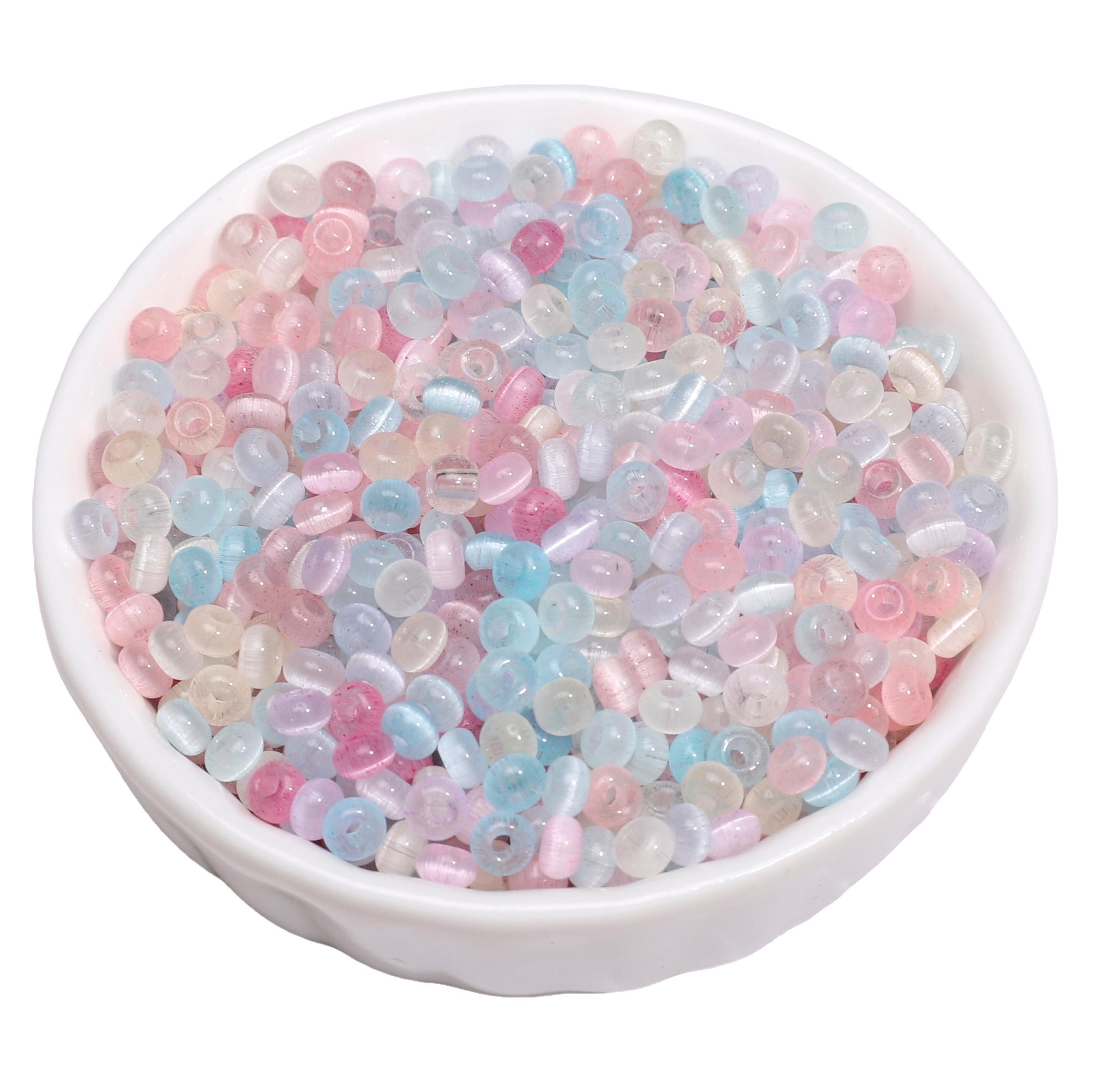 

90 шт. Бісер Місцевий Супер Відмінний Скляний Бісер «Котяче Око» DIY Браслет Намисто Для Виготовлення Ювелірних Виробів Аксесуари різнокольоровий