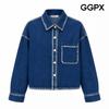 Washed One Pocket Denim Jacket Gq9jk020f