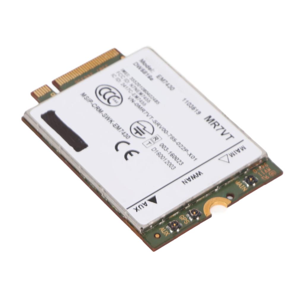 4G LTE Network Card for Dell for Latitude 7280 7285 7290 7389 7390 7480 7490 E7470 300Mbps Plug and Play M.2 Network