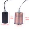 E27 E14 Ceramic Screw Light Base Light Socket LED Filament Lamp Holder Indoor Led Lamp Part Easy To Install