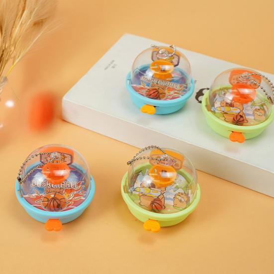 Mini Finger Basketball Shoot Game Handheld Desktop Basketball Hoop Game Machine Push Basketball Launching Toy Toddlers Party Favors