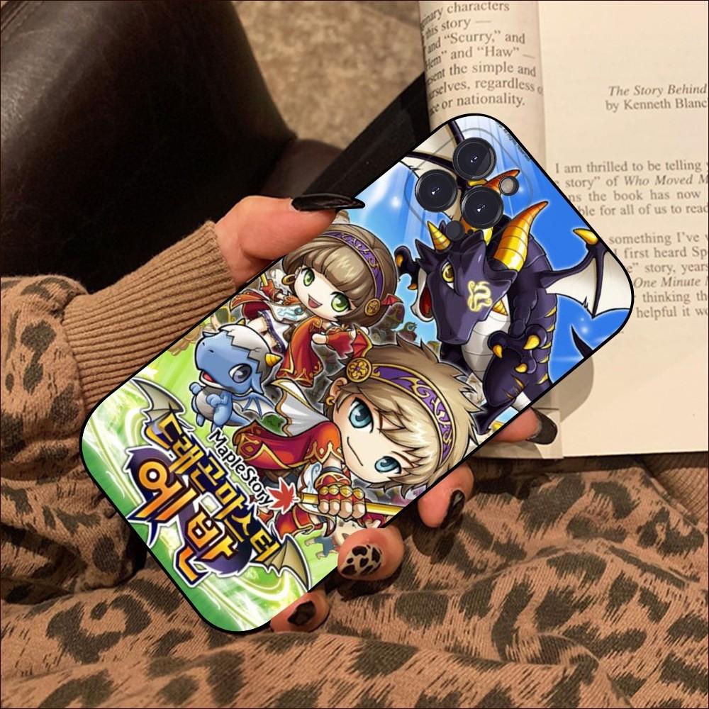 Game MapleStory Phone Case For iPhone 15 14 11 12 13 Mini Pro XS Max Cover 6 7 8 Plus X XR SE 2020 Funda Shell