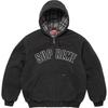 Supreme Reflective Arc Hooded Work Jacket Black