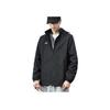 Li Ning Loose Fit Color Block Hooded Windbreaker Men Outerwear Black AFDR445-5
