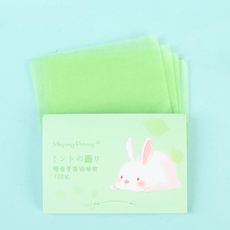 100Pcs/box New Face Oil Blotting Paper Protable Matting Face Wipes Facial Cleanser Oil Control Oil-absorbing Face Cleaning Tools