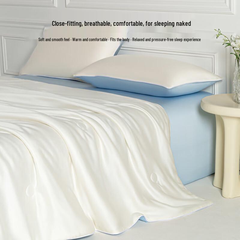 Hongdou Class A Ice Silk Summer Quilt 4-Piece Set
