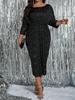 Elegant Plus Size Waist-Cinching Batwing Sleeve Formal Long Dress (2026 Exclusive)