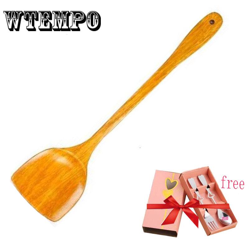 Bamboo Wood Spoon Holder Cooking Shovels Slotted Cooking Utensils Tool Kitchen