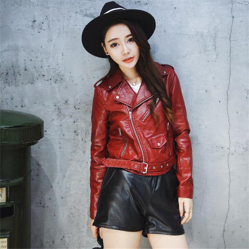 Buy Leather Jacket Women 5 Color Plus 