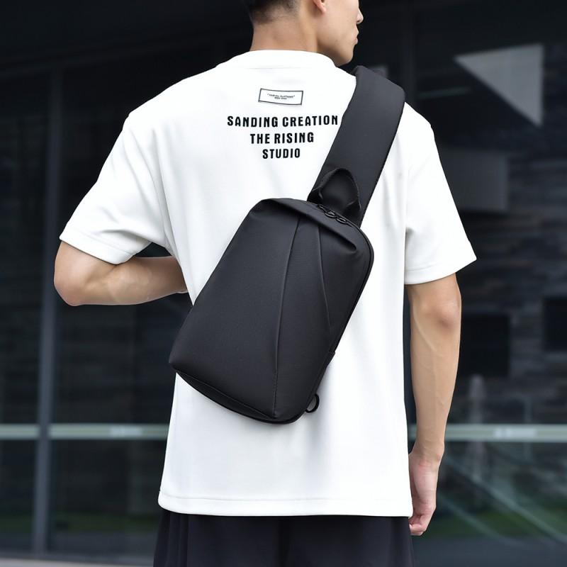 Men's Adjustable Chest Bag, Portable Shoulder Bag Crossbody Bag, Great for Traveling, Camping, Outdoor Sports, Daily Commuting
