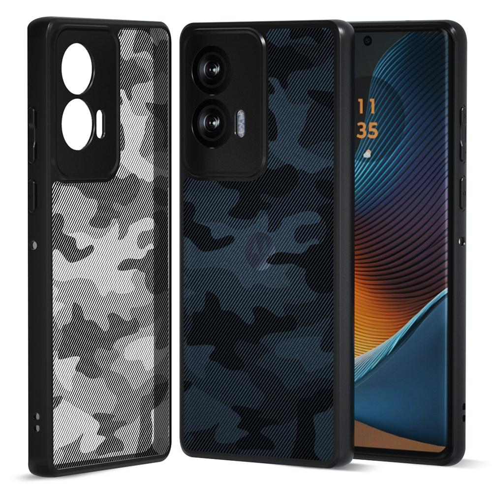 

IBMRS Чехол для Motorola Edge 50 Fusion 5G Противоударный TPU+PC Чехол для телефона с подушками безопасности Artistic Camouflage