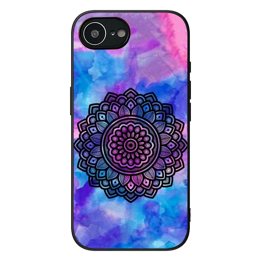 Floral Paisley Mandala Flower Texture Phone Cover Case for Apple iPhone 16 15 14 Plus 13 12 Mini 17 Pro Max + ProMax 16E Air 16+