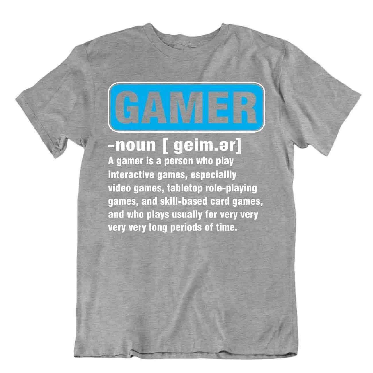 Gamer Type Tshirt Competition Person T-Shirt Born Gamer Funny Joke Tee 3XL
