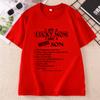 I Am A Lucky Mom I Have A Crazy Son TShirt Mothers Day T Shirt Gift for Mom Unisex Swear Trendy Round Neck Printed Tshirts