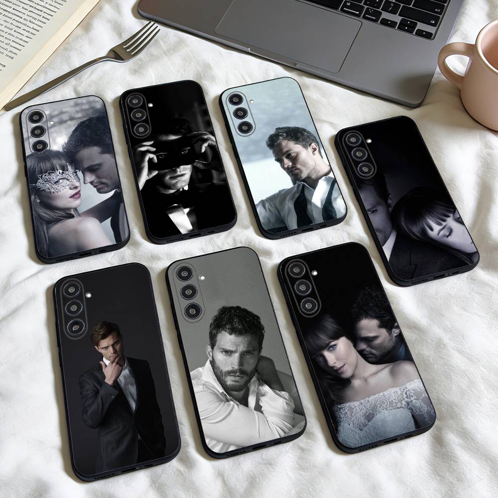 F-Fifty Shades of Grey Jamie Dornan phone Case For Samsung Galaxy A73,A72,A71,A70,A53,A52,A51,Others Soft Black Shell