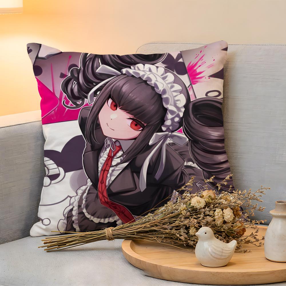 Cushion Cover  Linen  SkinFriendly Soft Decorative Case for Sofa Home Decor Anime KWaii DDanganronpa Pillow cover