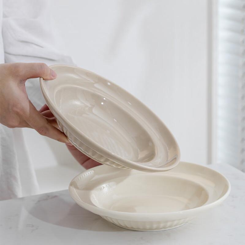 Ru Han Cream Style Ceramic Dinnerware