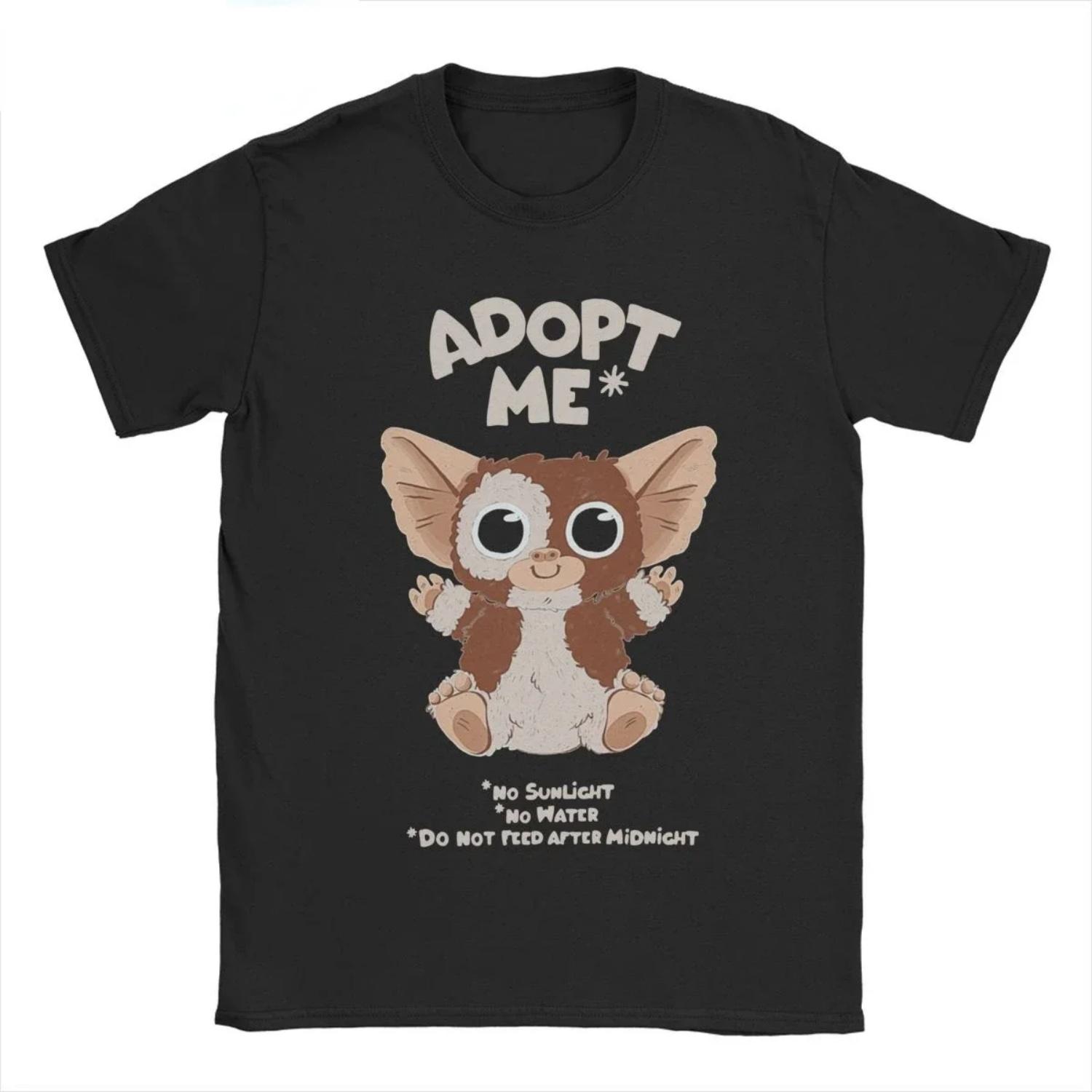 

Gremlins Gizmo Anime Movie Graphic Streetwear Clothing Short Sleeve T-Shirt Women Clothes Vintage Clothes Harajuku Fashion Y2k S чёрный