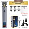 Hair Clipper Digital Display Electric Hair Clipper Professional Carving Oil Head Push Multifunctional Electric Clipper Rechargeable
