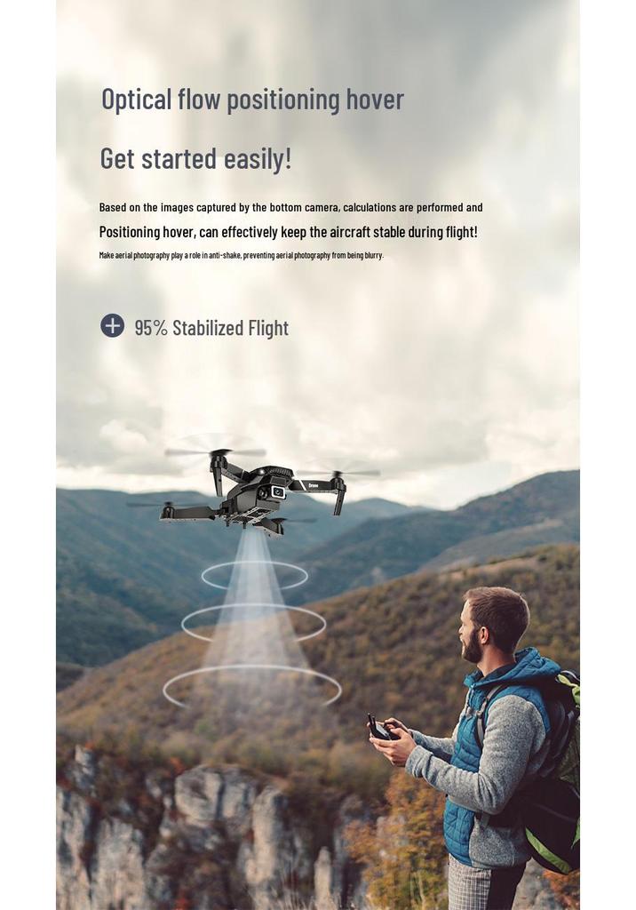 E88PRO 4K HD Dual Camera Drone | Remote Control Quadcopter Toy