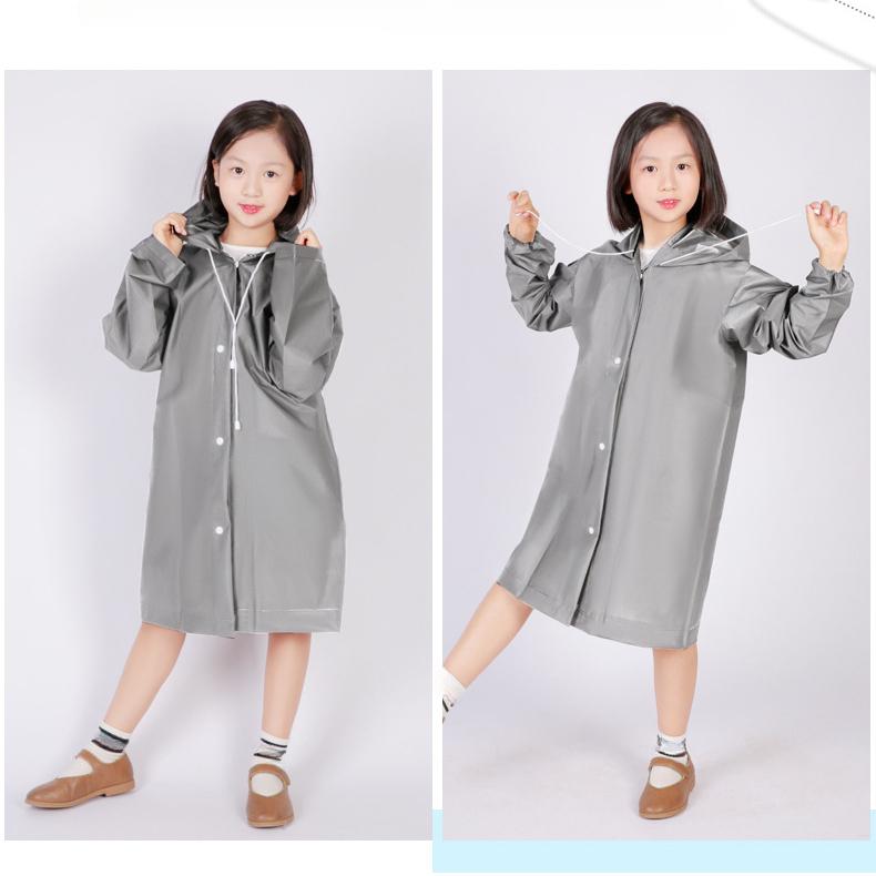 

1 шт. плащ с рисунком утки и лягушки для детей, непромокаемый детский дождевик, плащи для мальчиков и девочек, фартук, высота 100 ~ 145 см