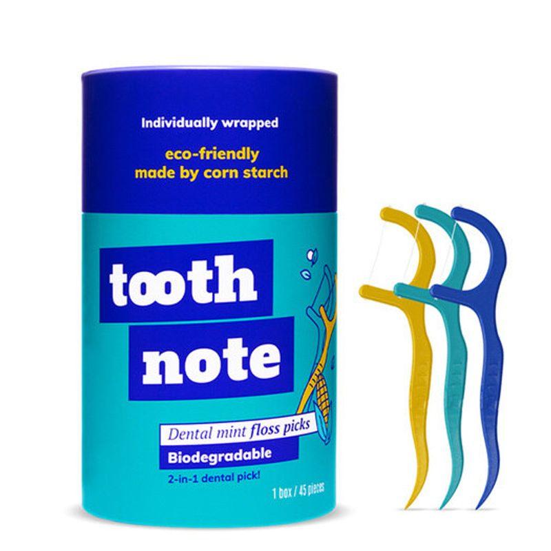 toothnote Mint Disposable Floss 45 Pieces