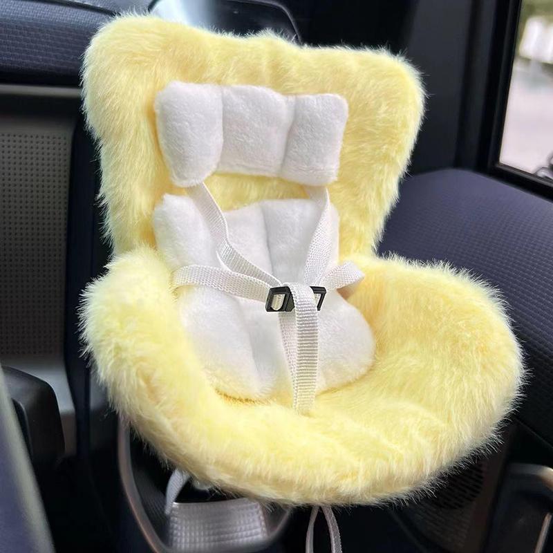 Suitable For 17 Cm Cute Lab Cloth Pendant Car Safety Seat Car Air Outlet Decoration Car Interior Decoration Aromatherapy
