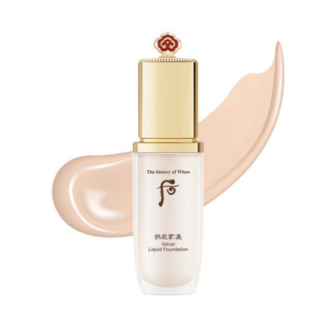 THE HISTORY OF WHOO Gongjinhyang Mi Velvet Liquid Foundation SPF30/PA++ 40ml (3 Options)