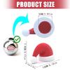 Christmas Car Hat Ornament With Secure Clip Technology Plastic Decors For DIY Enthusiasts Seasonal Styling