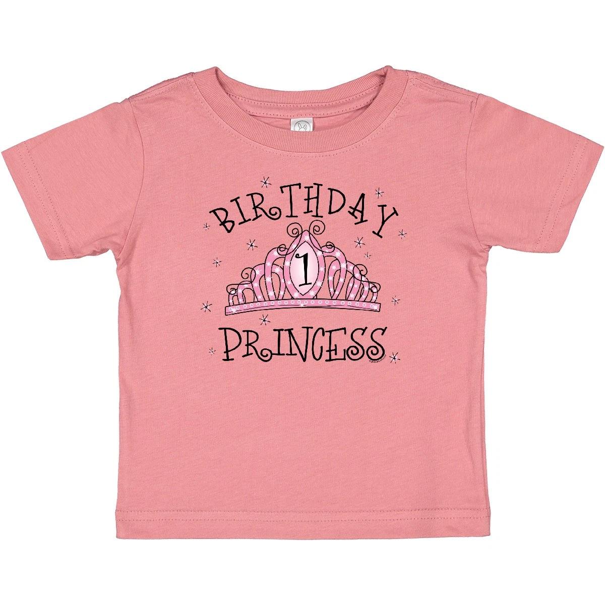 Inktastic Tiara 1st Birthday Princess Baby T-Shirt Crown Sparkle Fairy Infant 160