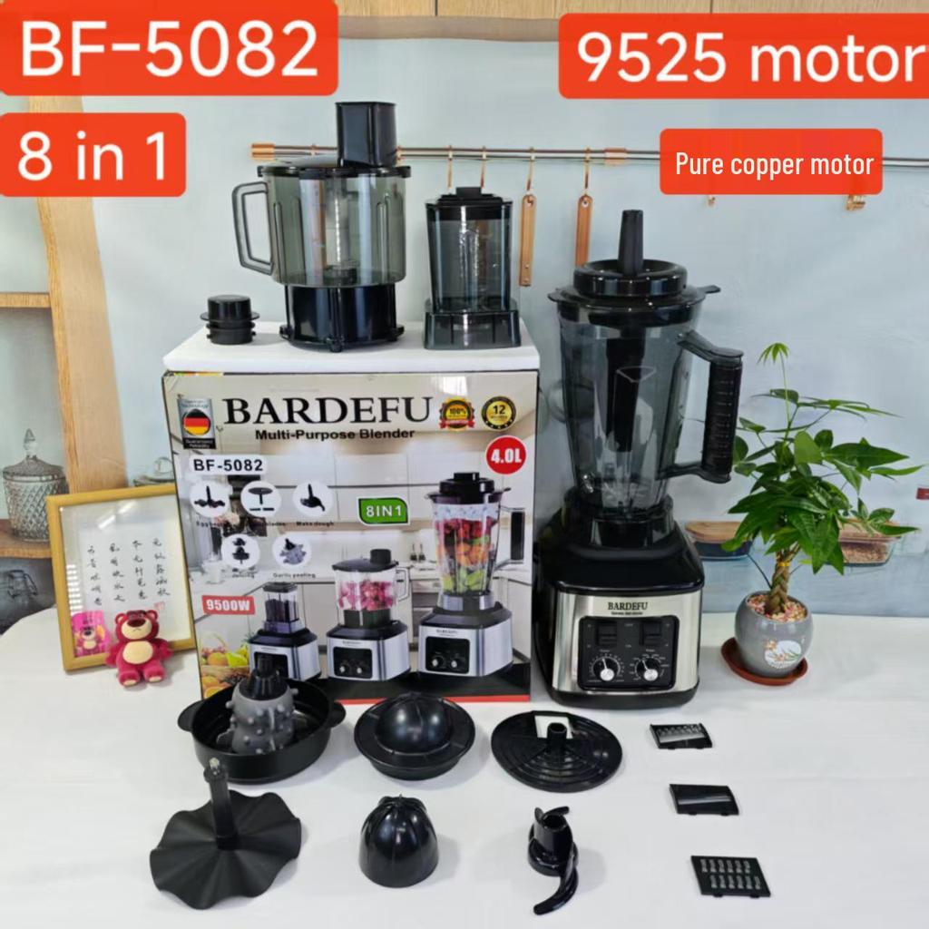 Grenzüberschreitender 4L 8-in-1 Hochleistungs-Edelstahl-Mixer: Mixer, Fleischwolf, Eiscrusher, Entsafter