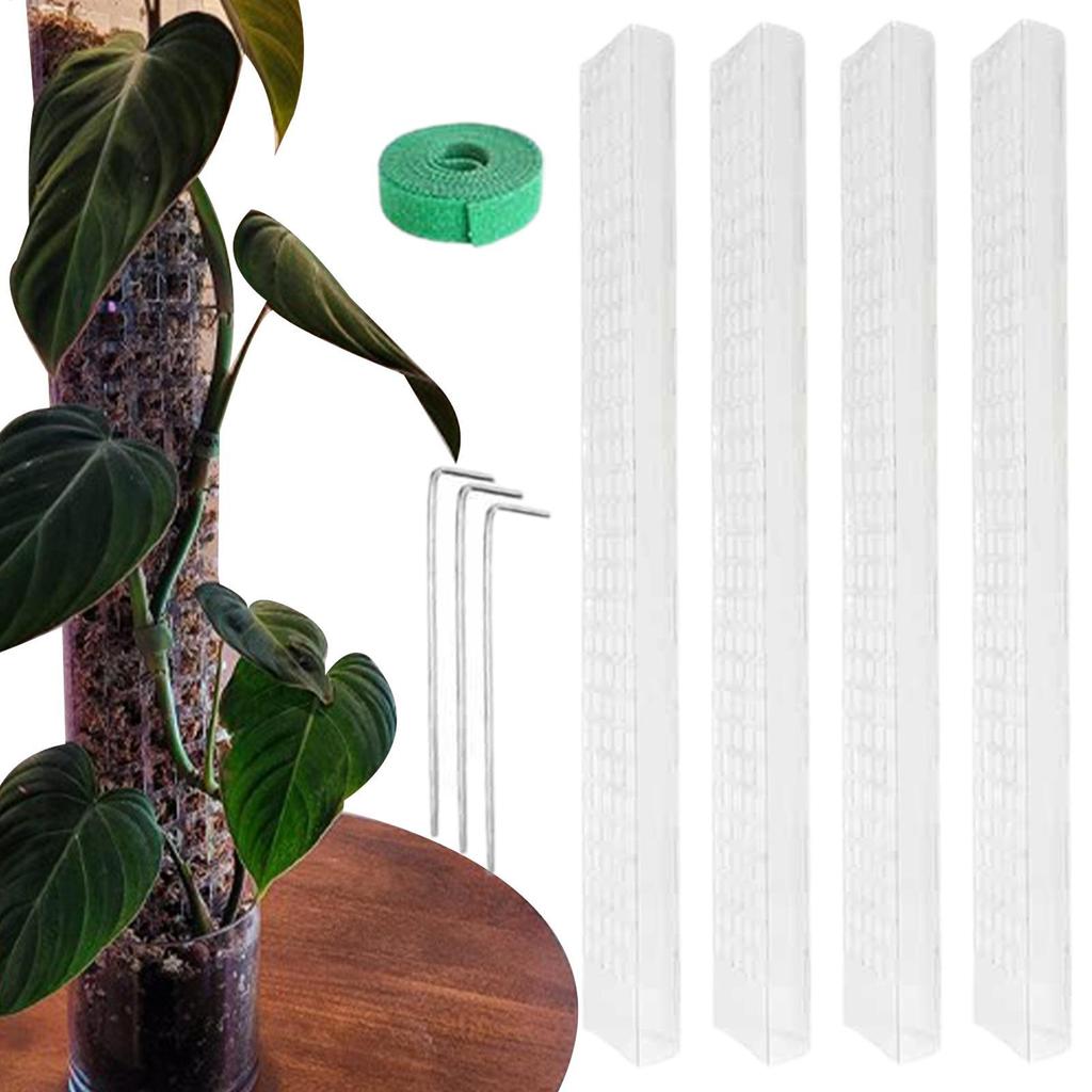 Monstera Moss Pole Plant Support Poles Garden Growth Stake Plastic Moss Pole for Plants Monstera for Indoor Climbing Plants