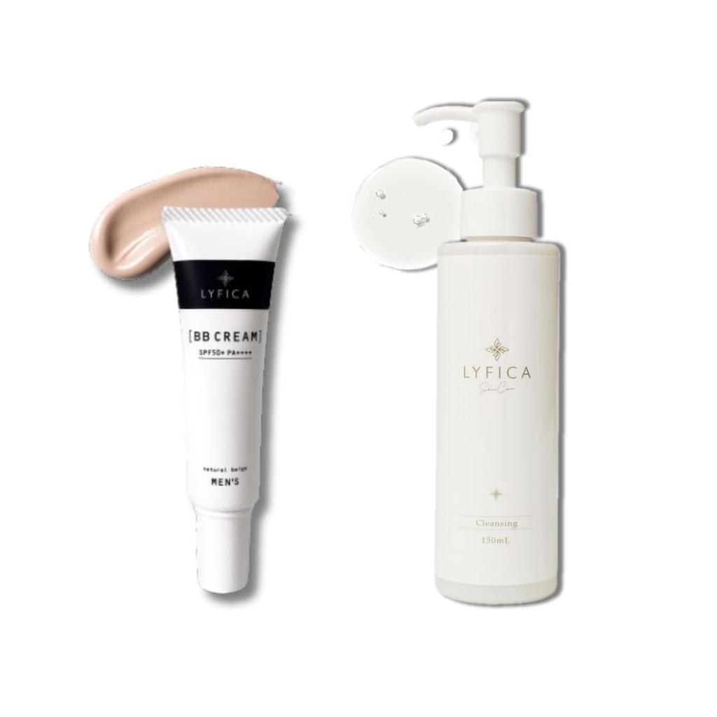 LYFICA BB Cream and Cleansing Gel UV Hyaluronic Sensitive Highly Human Stem Cell Organic Hyaluronic Hyaluronic Sensitive No No Need for Double Makeup