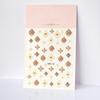 Vintage Nail Stickers Bronzing Gold Silver Nail Art Stickers Heart Nail Decals Nail Supply Nail Art Decoration for Women