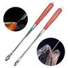 New Multifunctional Fishing Hook Remover Stainless Steel Wooden Handle Deep Throat Hook Head Extended Fish Hook Removal Tool