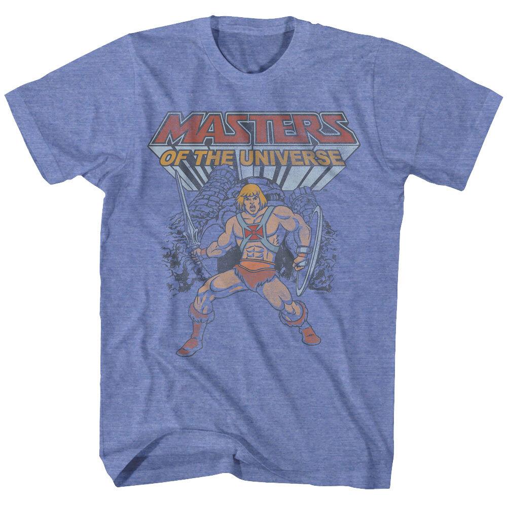 Masters Of The Universe He-Man Sword Sheild Castle Grayskull Men T-Shirt M
