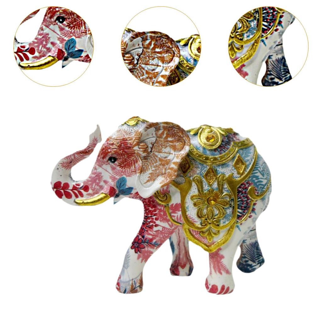 Desktop Elephant Ornament Collection Crafts Fireplace Modern Elephant Statue