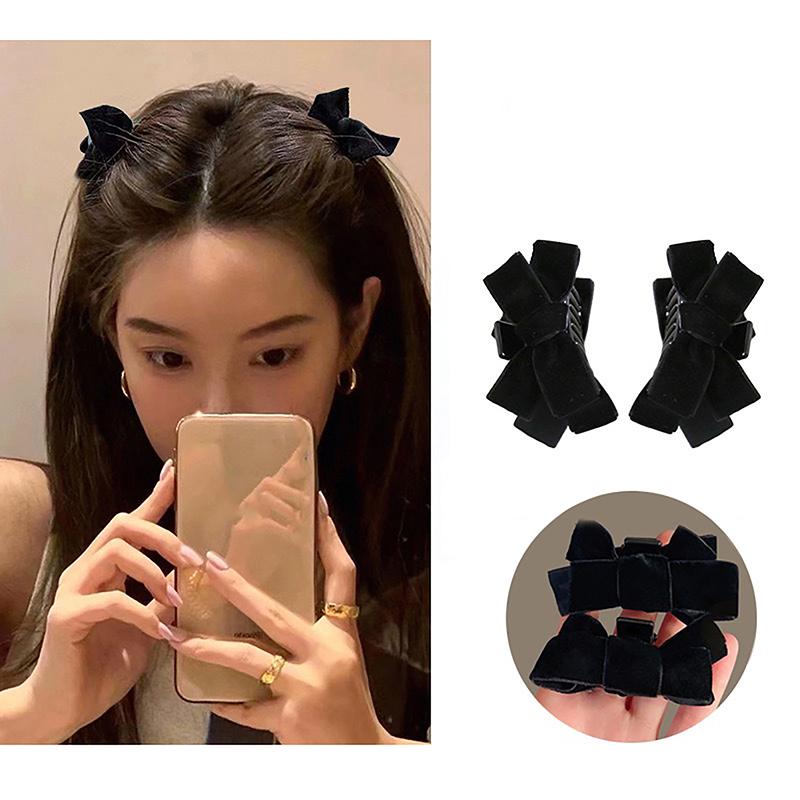 Large Bowknot Hair Claws Clip Shark Claw Hair Clips Solid Bow Hairpin Barrettes For Ponytail Women Hair Accessories Headband