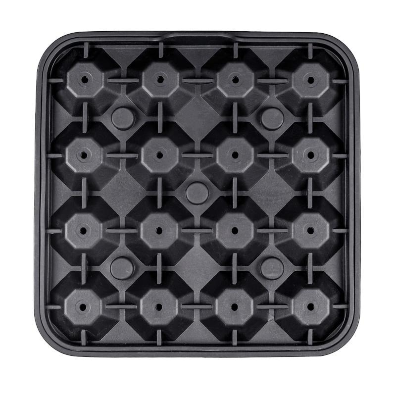 16 Cavity Mini Diamond Ice Cube Tray Silicone Mold With Lid Stackable Easy Release Small Ice Maker Home Bar And Cocktail Drinks