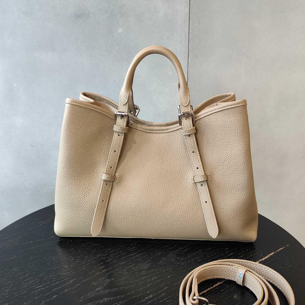 Leather Women's Bags Women's 2025 New Messenger High-end Commuting First-layer Cowhide Tote Bag Women's Handbag