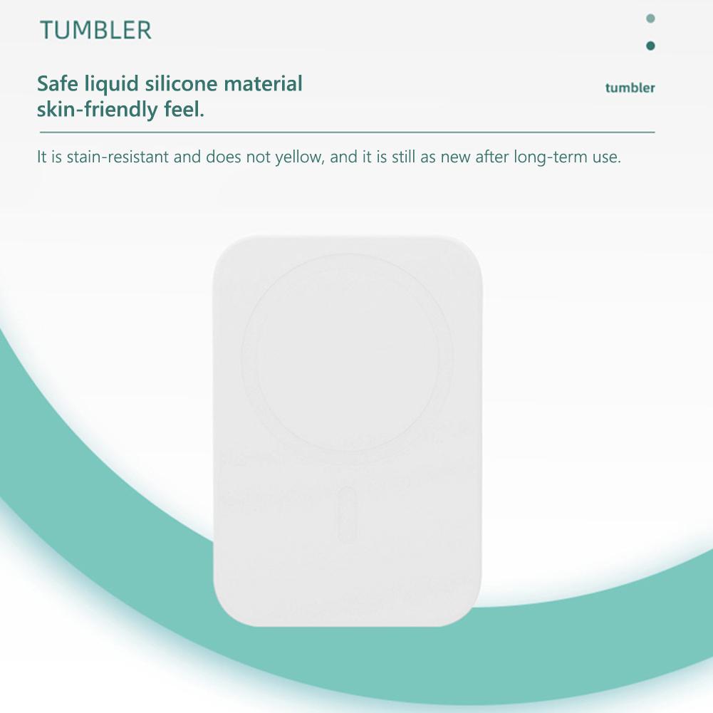 

Мягкий чехол для iPhone 12 Pro, магнитный чехол-аккумулятор для беспроводного зарядного устройства (белый)